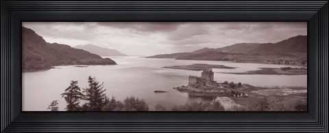 Framed Eilean Donan Castle on Loch Alsh &amp; Duich Scotland Print