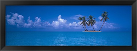 Framed Island, Caribbean Print