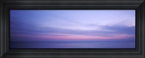 Framed Clouds over the ocean, Atlantic Ocean, Bermuda, USA Print