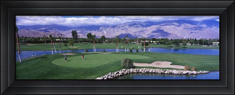 Framed Golf Course, Palm Springs, California, USA Print