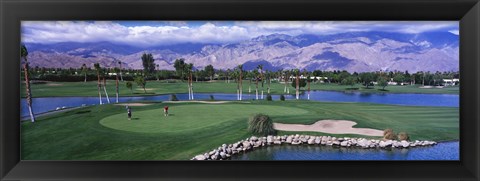 Framed Golf Course, Palm Springs, California, USA Print