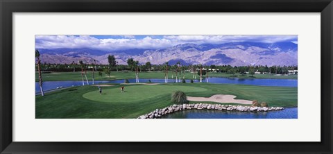 Framed Golf Course, Palm Springs, California, USA Print