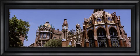 Framed Low angle view of a hospital, Hospital De Sant Pau, Barcelona, Spain Print