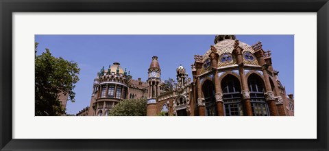 Framed Low angle view of a hospital, Hospital De Sant Pau, Barcelona, Spain Print