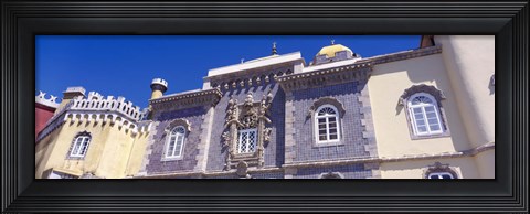 Framed Low angle view of a palace, Palacio Nacional Da Pena, Sintra, Lisbon, Portugal Print