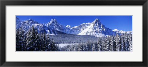 Framed Banff National Park in Winter, Alberta Canada Print
