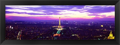 Framed France, Paris, Eiffel Tower Print