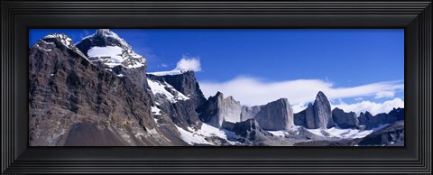 Framed Torres Del Paine National Park, Patagonia, Chile Print