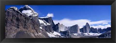 Framed Torres Del Paine National Park, Patagonia, Chile Print