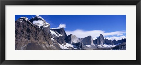 Framed Torres Del Paine National Park, Patagonia, Chile Print