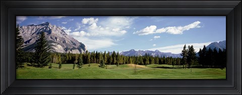 Framed Golf Course Banff Alberta Canada Print