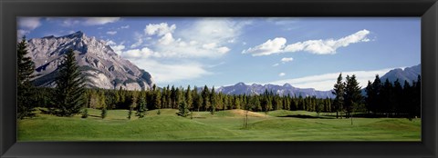 Framed Golf Course Banff Alberta Canada Print