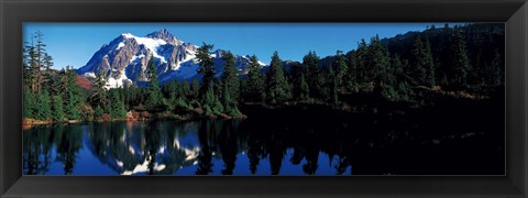 Framed Mount Shuksan North Cascades National Park WA Print