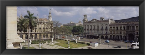 Framed High angle view of a theater, National Theater of Cuba, Havana, Cuba Print