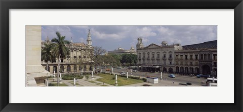 Framed High angle view of a theater, National Theater of Cuba, Havana, Cuba Print