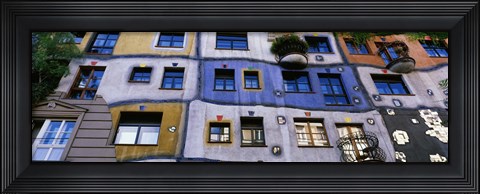 Framed Low angle view of a building, Kunsthaus, Wien, Vienna, Austria Print