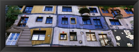 Framed Low angle view of a building, Kunsthaus, Wien, Vienna, Austria Print