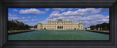 Framed Facade of a palace, Belvedere Palace, Vienna, Austria Print
