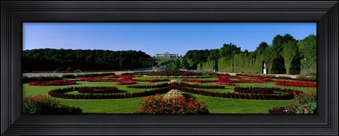 Framed Schonbrun Gardens Vienna Austria Print