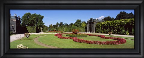 Framed Formal garden in front of a building, Schonbrunn Gardens, Vienna, Austria Print