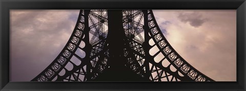 Framed Close-Up of Eiffel Tower Print