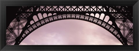 Framed Close Up Of Eiffel Tower, Paris, France Print