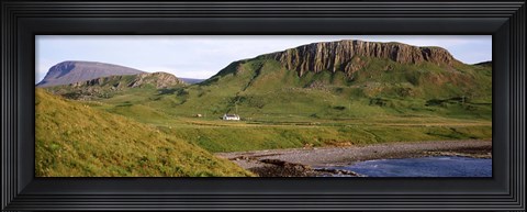 Framed Trotternish Peninsula, Isle Of Skye, Scotland, United Kingdom Print
