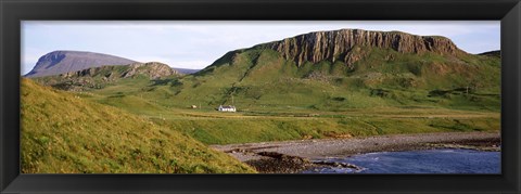 Framed Trotternish Peninsula, Isle Of Skye, Scotland, United Kingdom Print