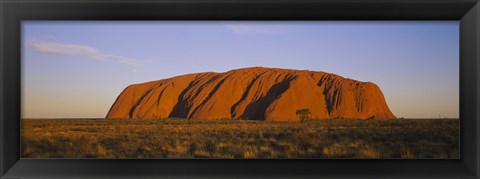 Framed Ayers Rock, Uluru-Kata Tjuta National Park, Northern Territory, Australia Print
