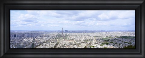 Framed High angle view of Eiffel Tower, Paris, France Print