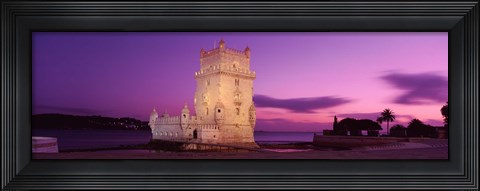 Framed Portugal, Lisbon, Belem Tower Print