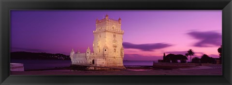Framed Portugal, Lisbon, Belem Tower Print