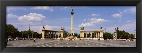 Framed Hero Square, Budapest, Hungary Print