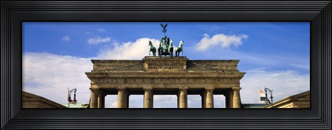 Framed High section view of a memorial gate, Brandenburg Gate, Berlin, Germany Print