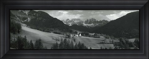 Framed Distant view of a church, St. Magdelena Church, Italy Print