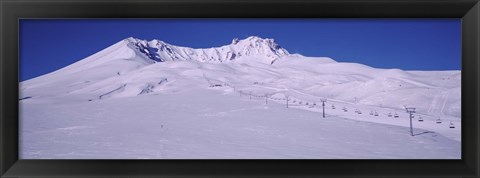 Framed Turkey, Ski Resort on Mt Erciyes Print