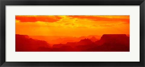 Framed Mesas and Buttes Grand Canyon National Park AZ USA Print