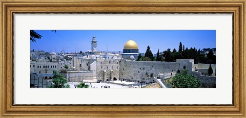 Framed Jerusalem, Israel Print