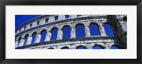 Framed Roman Amphitheater, Pula, Croatia Print