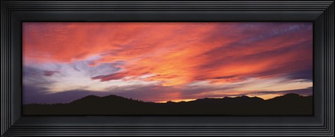 Framed Sunset over Black Hills National Forest Custer Park State Park SD USA Print