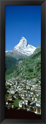 Framed Zermatt, Switzerland (vertical) Print