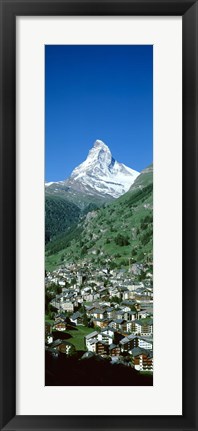 Framed Zermatt, Switzerland (vertical) Print