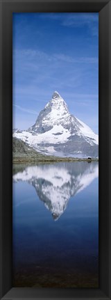 Framed Matterhorn, Zermatt, Switzerland (vertical) Print