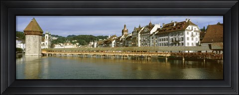 Framed Chapel Bridge, Luzern, Switzerland Print