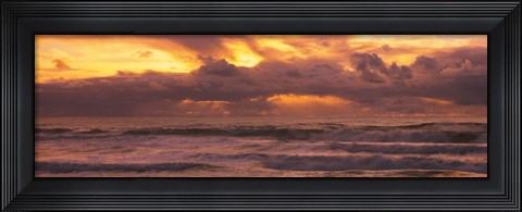 Framed Clouds over the ocean, Pacific Ocean, California, USA Print