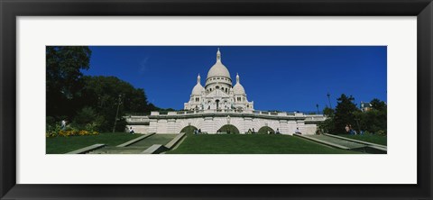 Framed Facade of a basilica, Basilique Du Sacre Coeur, Paris, France Print