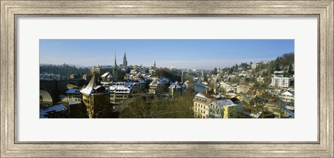 Framed High angle view of a city, Berne, Switzerland Print