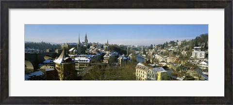 Framed High angle view of a city, Berne, Switzerland Print
