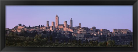 Framed San Gimignano, Tuscany, Italy Print