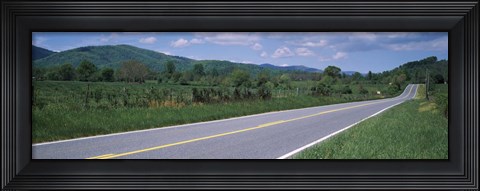 Framed Road passing through a landscape, Virginia State Route 231, Madison County, Virginia, USA Print